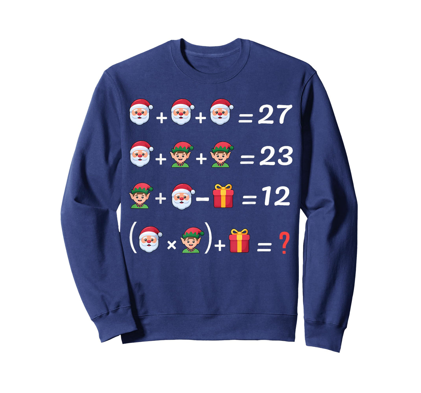 Funny 67 Meme Christmas Math Teacher Santa Six Seven Puzzle T-Shirt