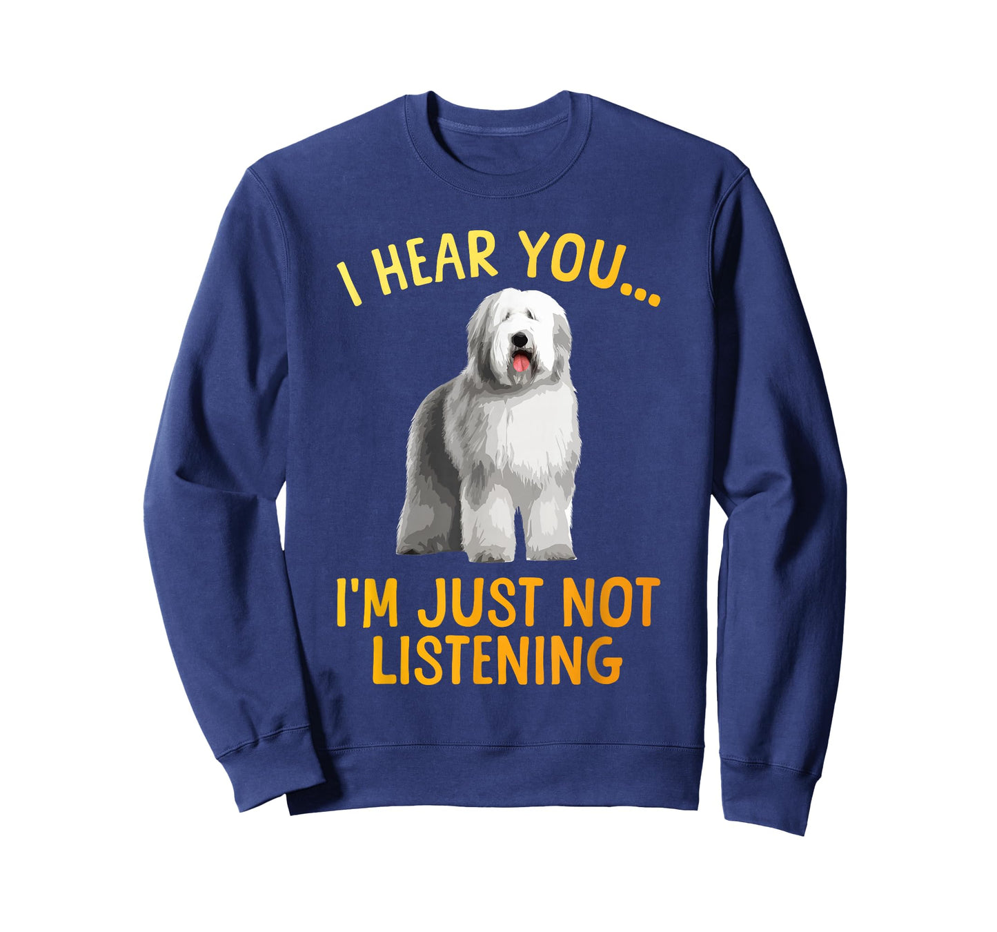 Funny Old English Sheepdog Art for Men Women Sheep Dog Lover T-Shirt
