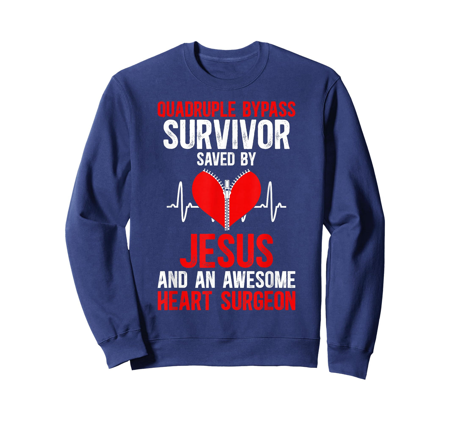 Quadruple Bypass Surgery Survivor Saved by Jesus T-Shirt