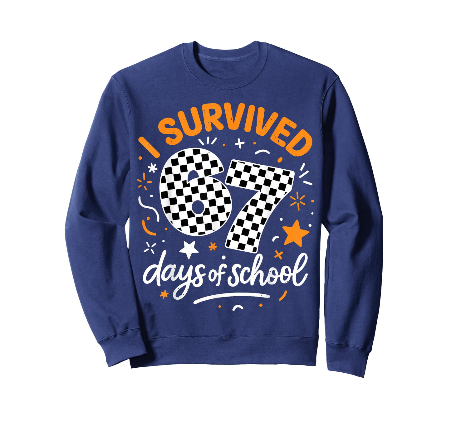 I Survived 67 Days of School Funny Six Seven 6 7 Meme Z Gen T-Shirt