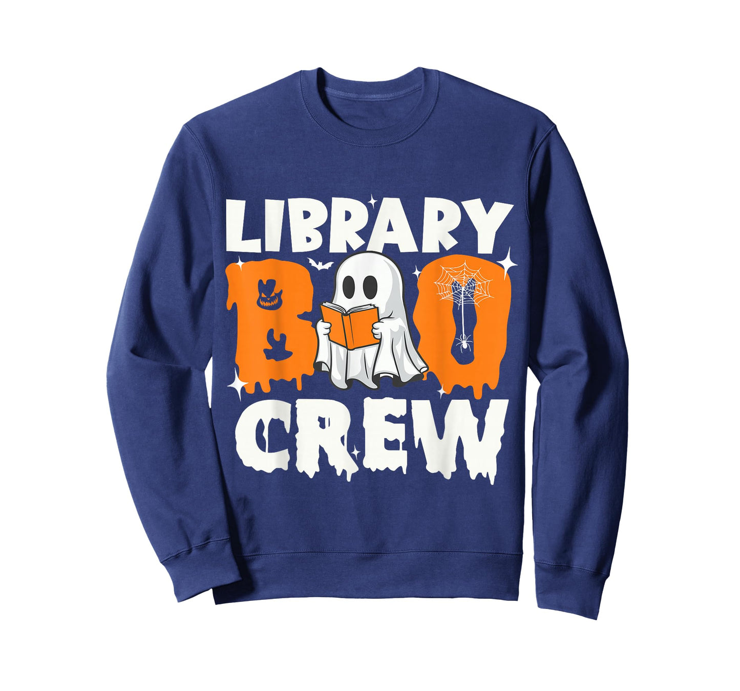 Library Boo Crew Book Lovers Funny Halloween T-Shirt