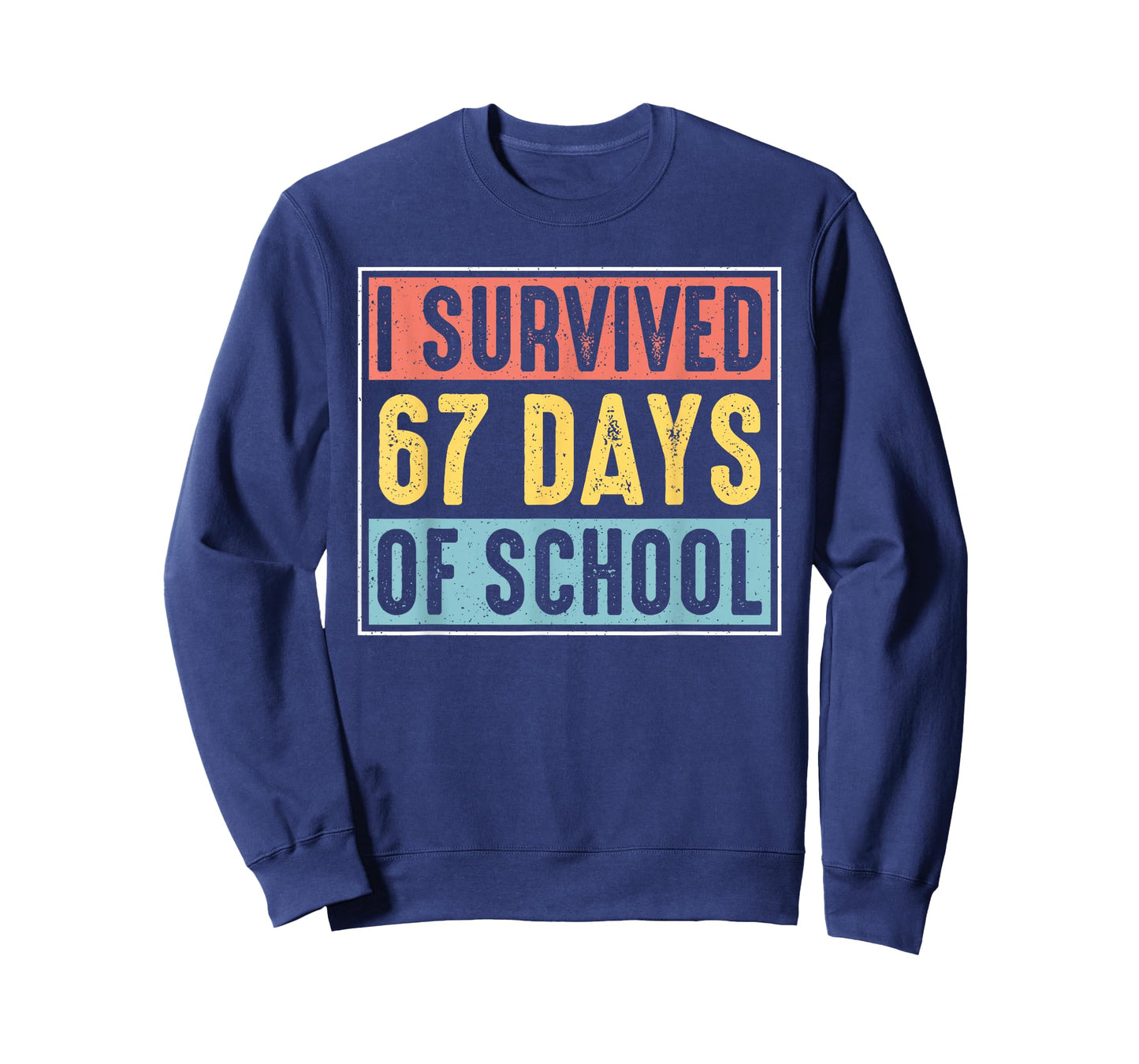 I Survived 67 Days of School for Kids Boys Girls T-Shirt