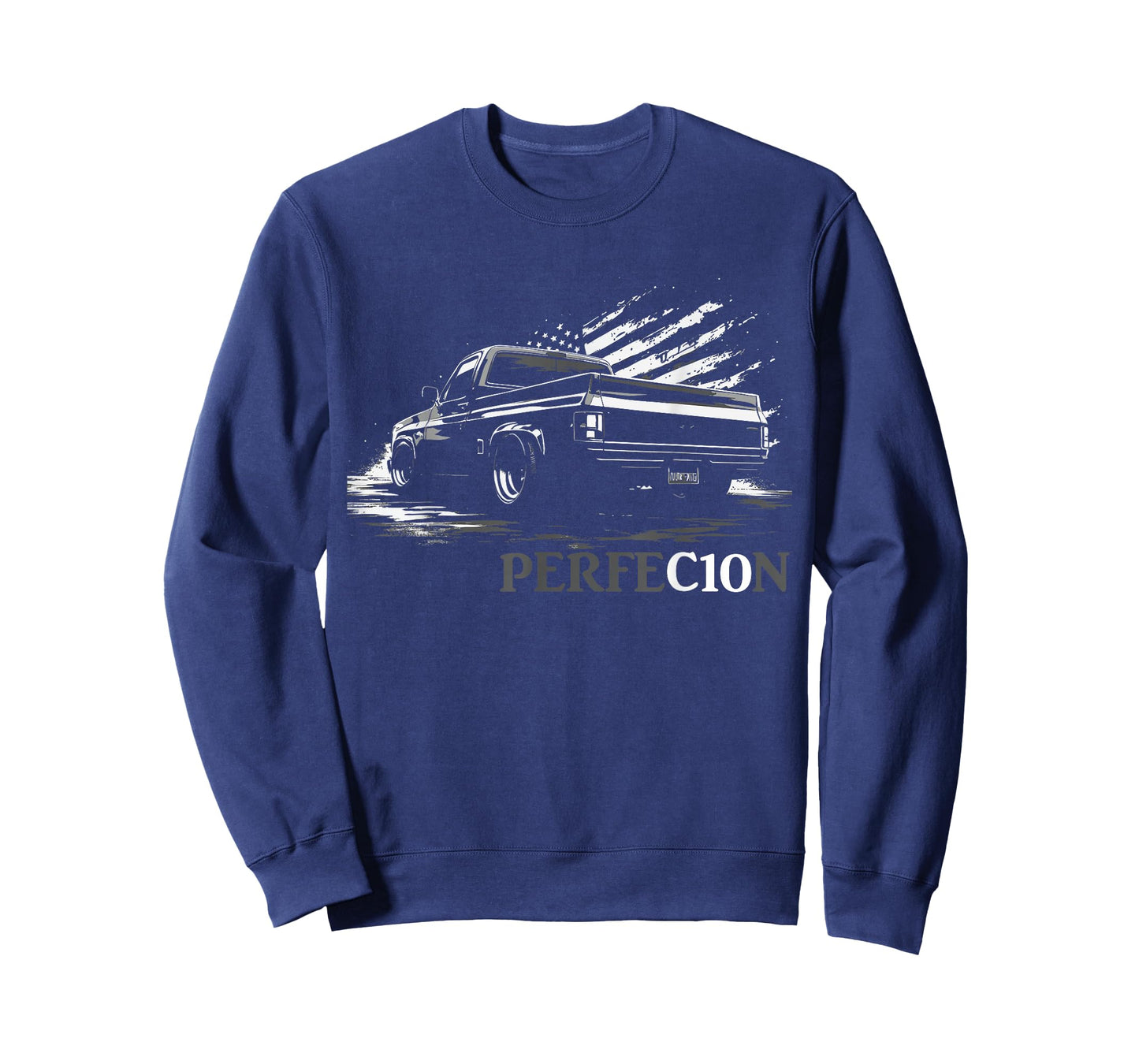 Square Body Perfection Rear View C10 Squarebody USA Flag T-Shirt