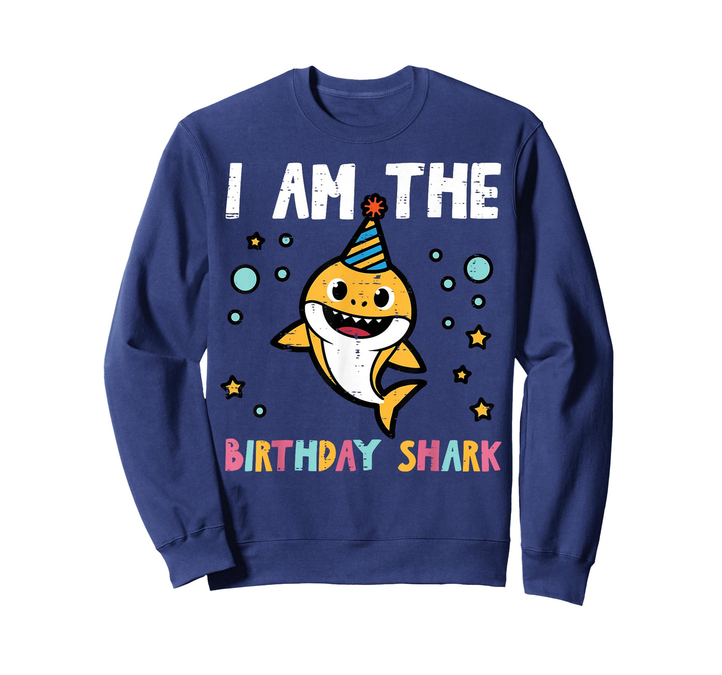 I Am The Birthday Shark Party Family Match Girls Boys Kids T-Shirt