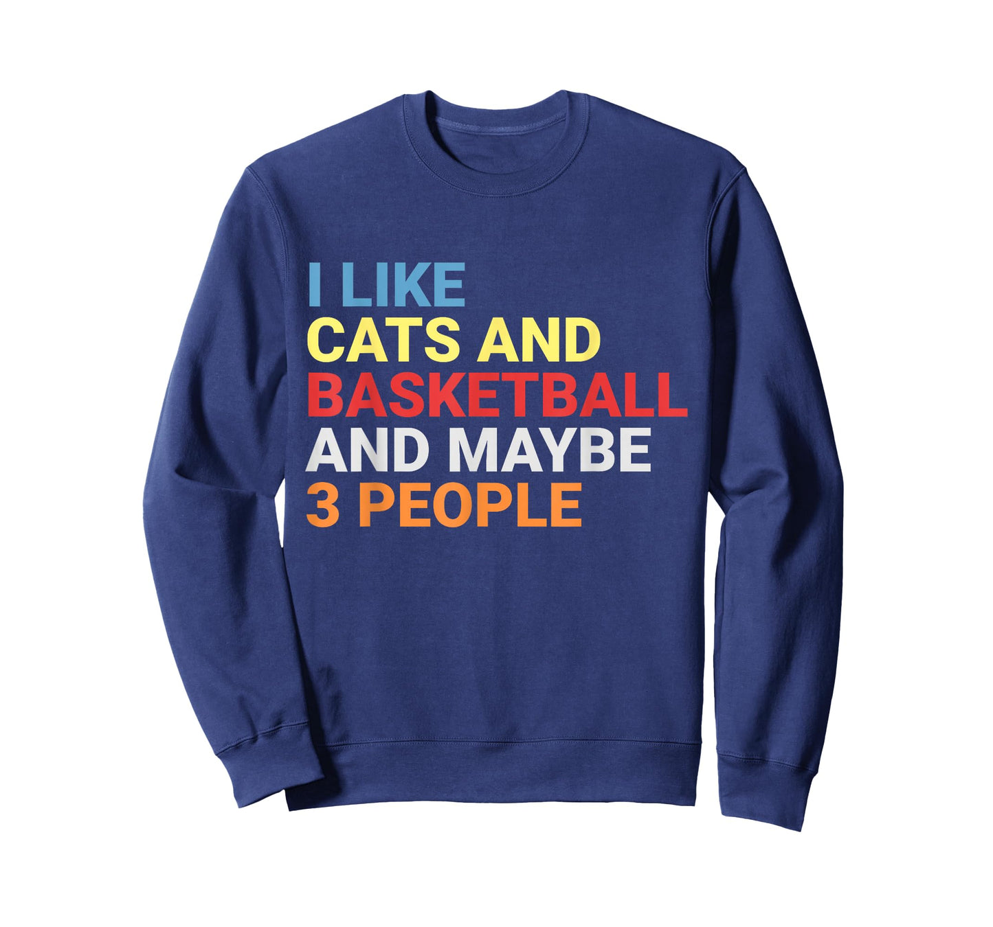 Retro I Like Cats and Basketball Lover Funny Cat T-Shirt