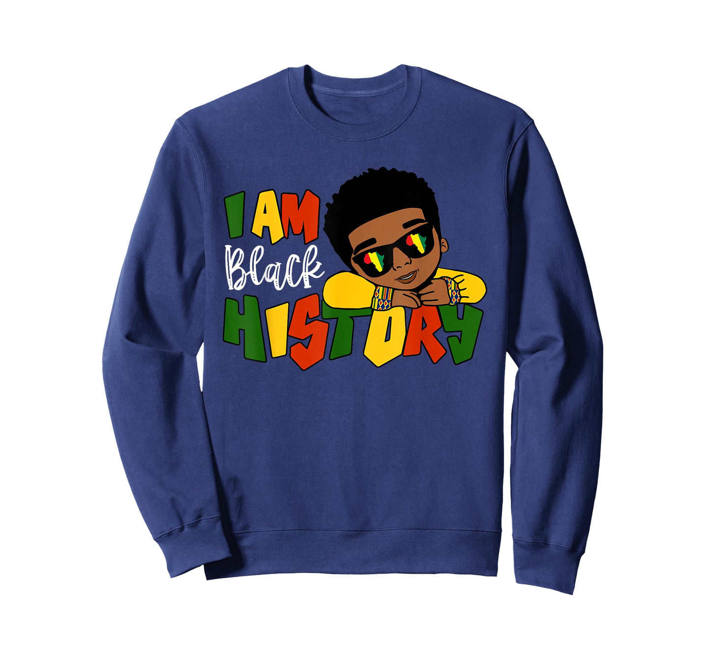 I Am Black History Month Boys Kids African American T-Shirt