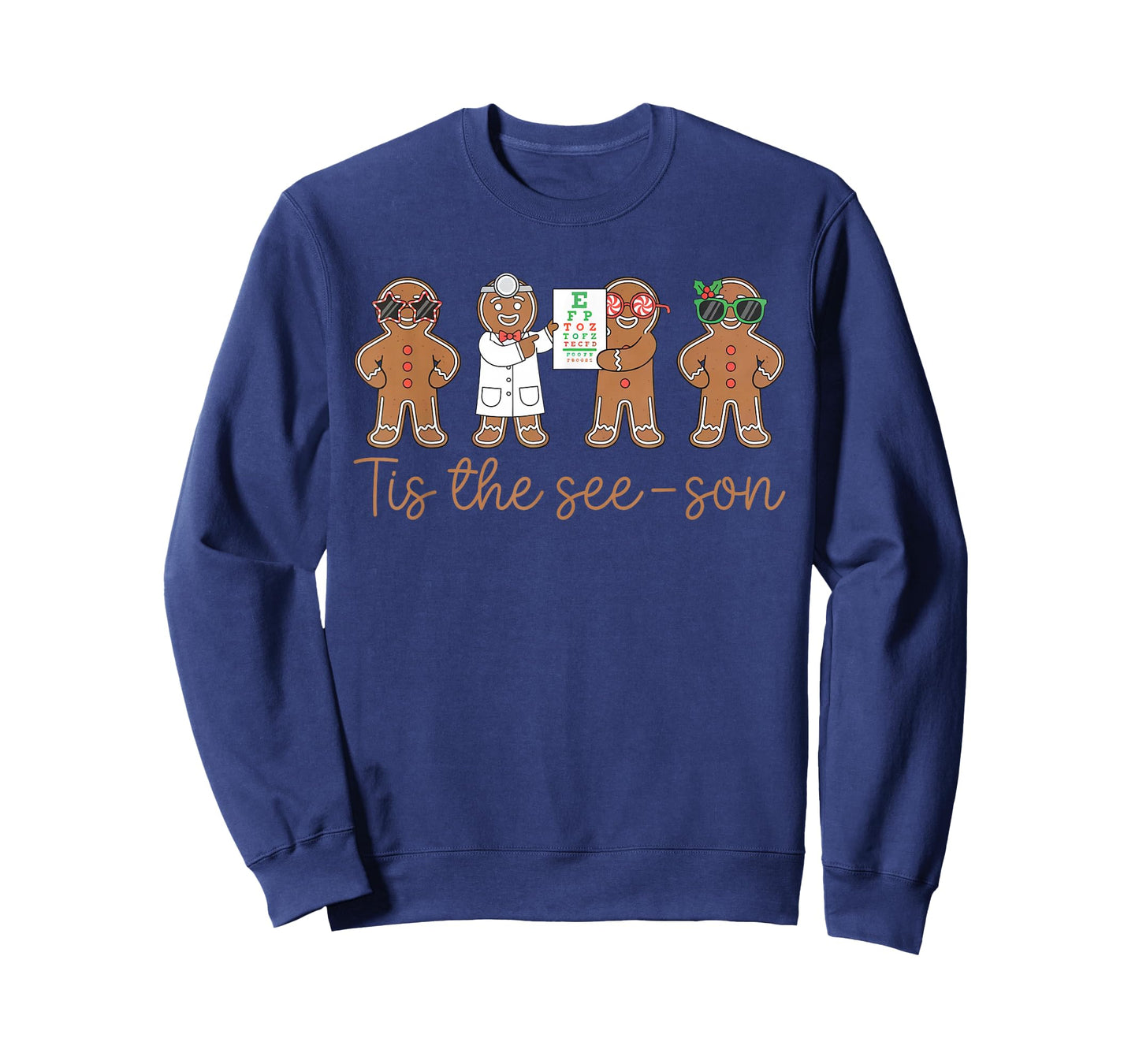 Optometry Gingerbread Christmas Optometrist Optician T-Shirt