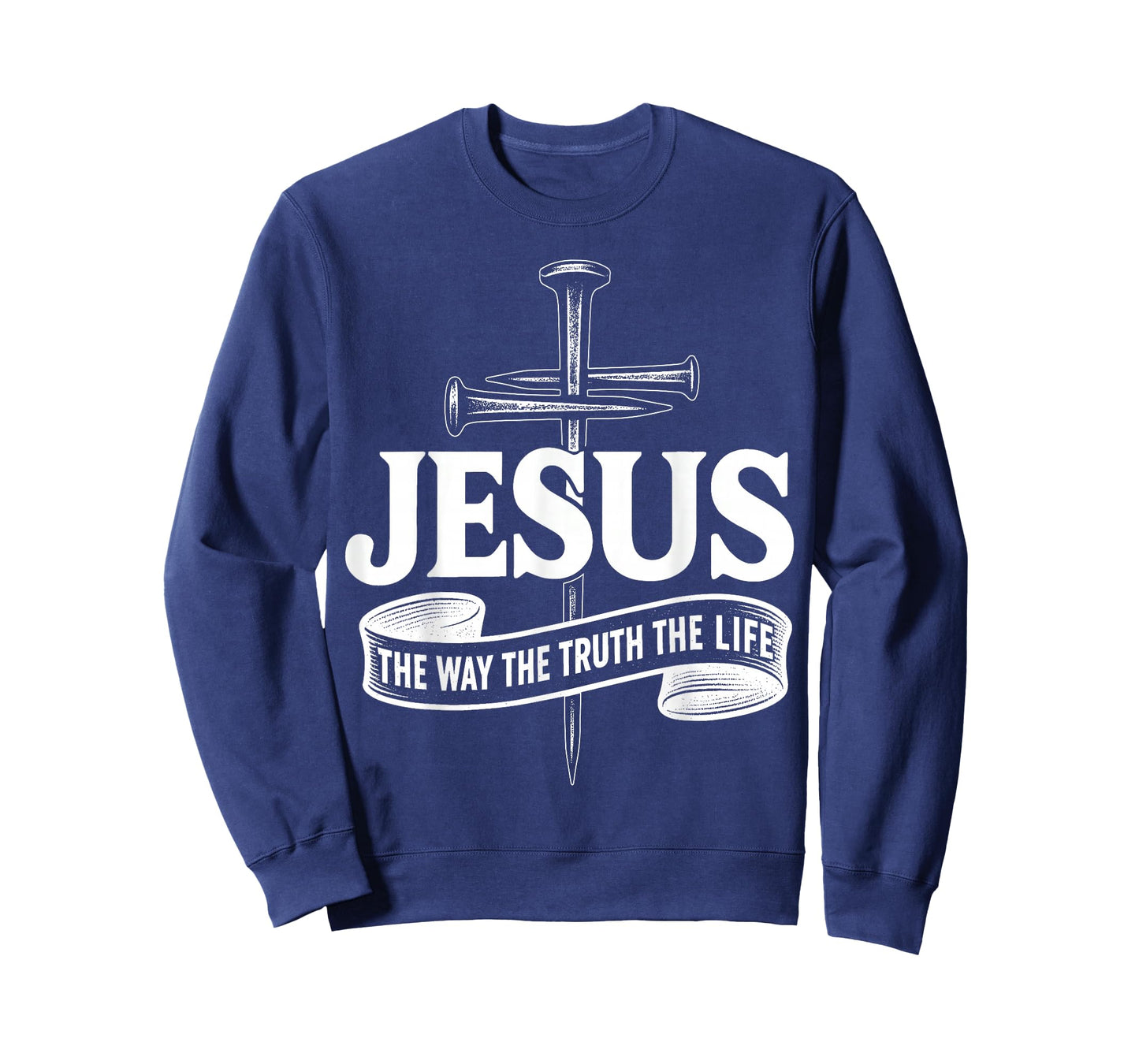Jesus The Way The Truth The Life Christian Cross T-Shirt