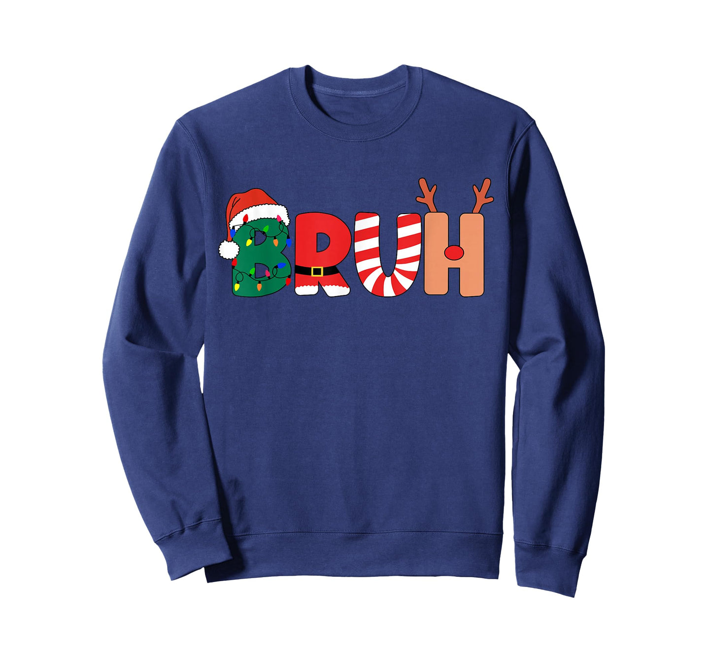 Bruh Christmas Shirt Teens Boys Xmas Kids Funny Christmas T-Shirt