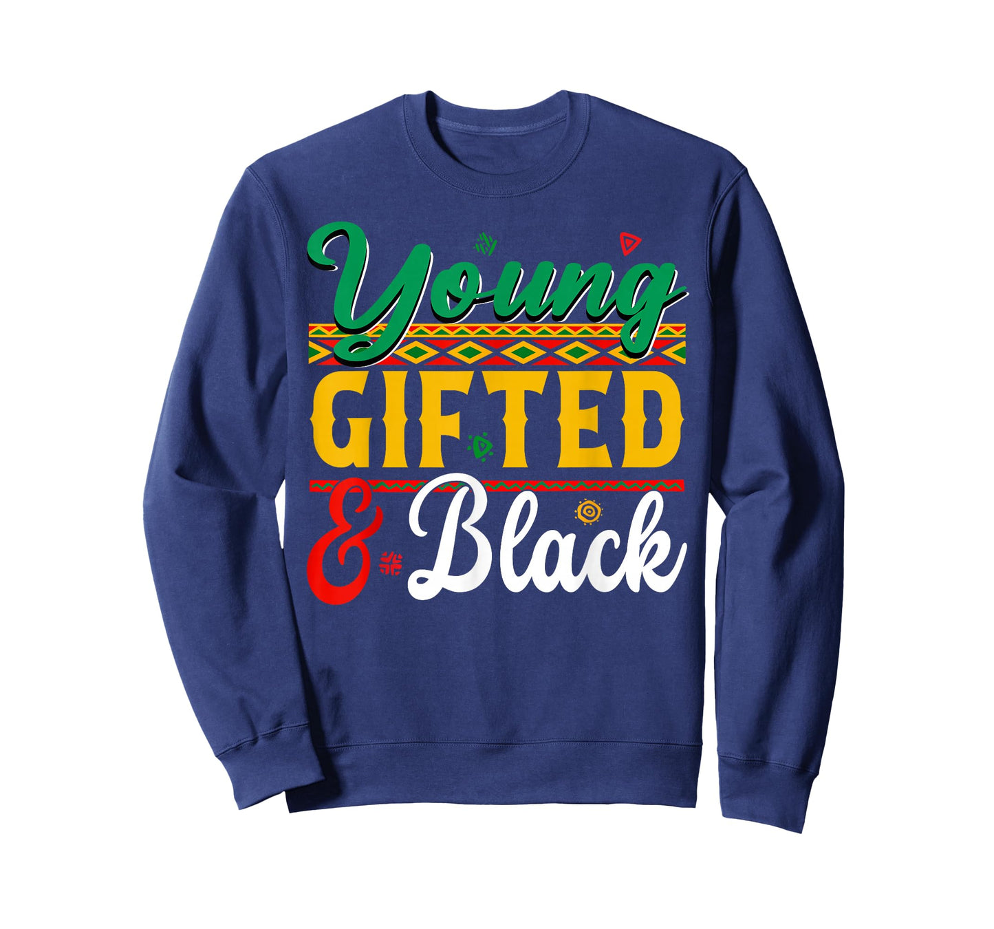Black History Month African Young Gifted Black Men Boy Kid T-Shirt