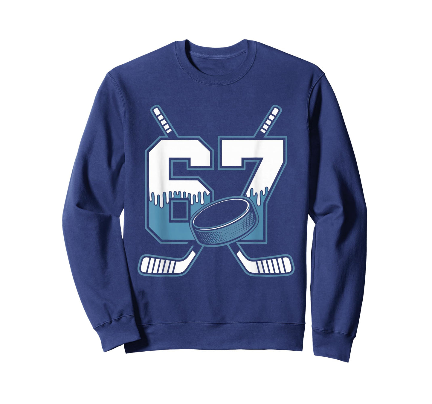 Hockey 67 Six Seven Alpha Slang 6 7 Meme Kids Teachers Boy T-Shirt