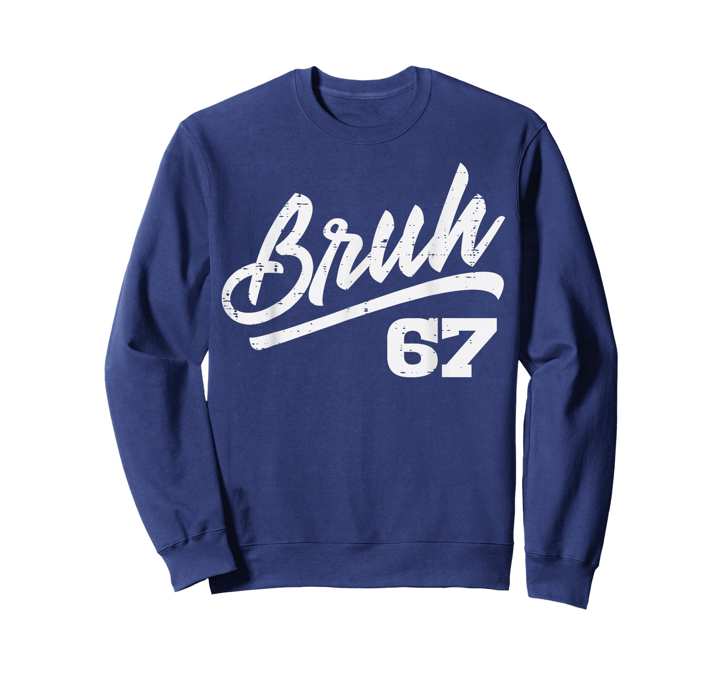 Bruh 67 Meme Funny Number 6 7 Costume Kids Youth Boys Teen T-Shirt