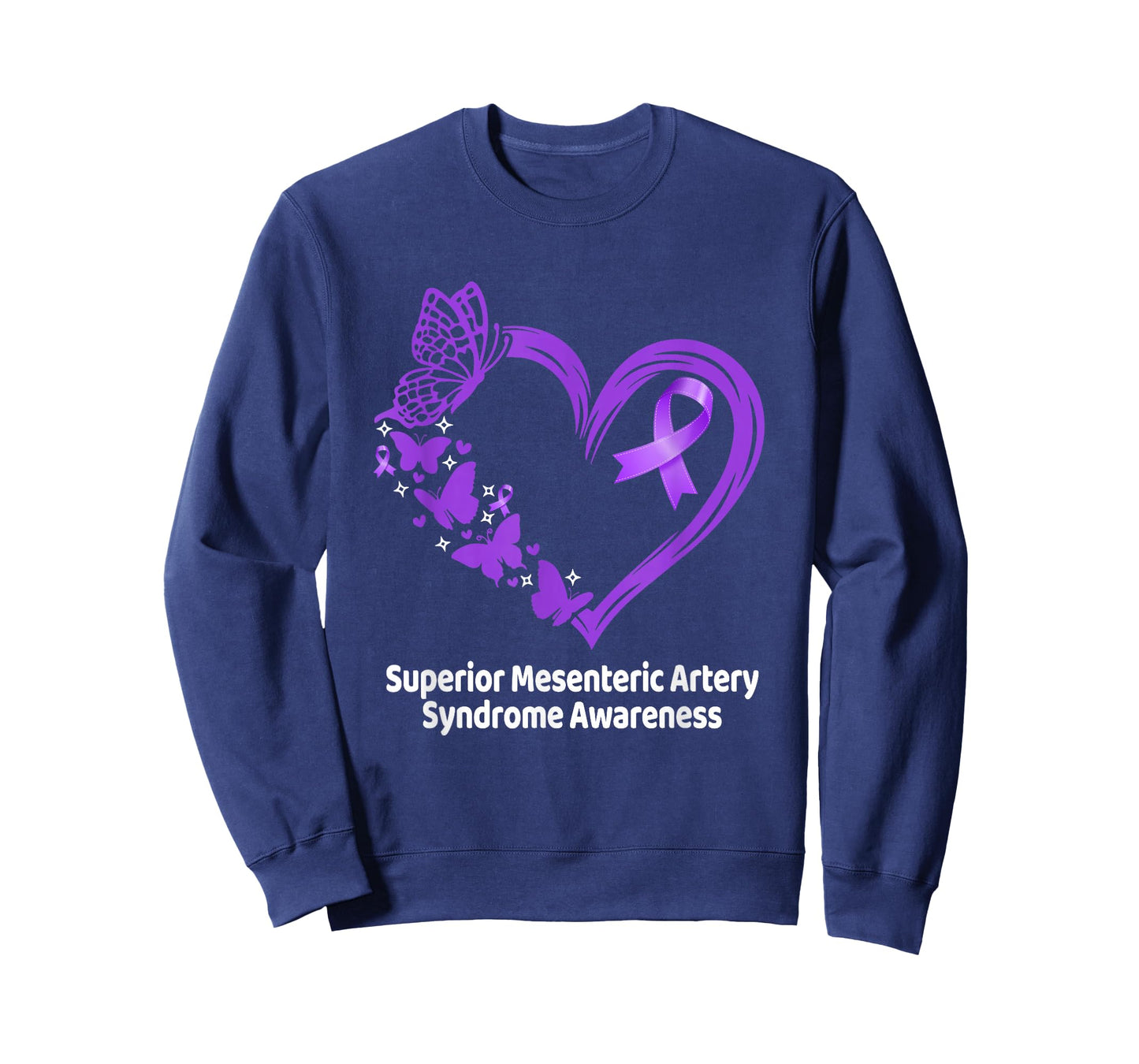 Superior Mesenteric Artery Syndrome SMAS Awareness Heart T-Shirt