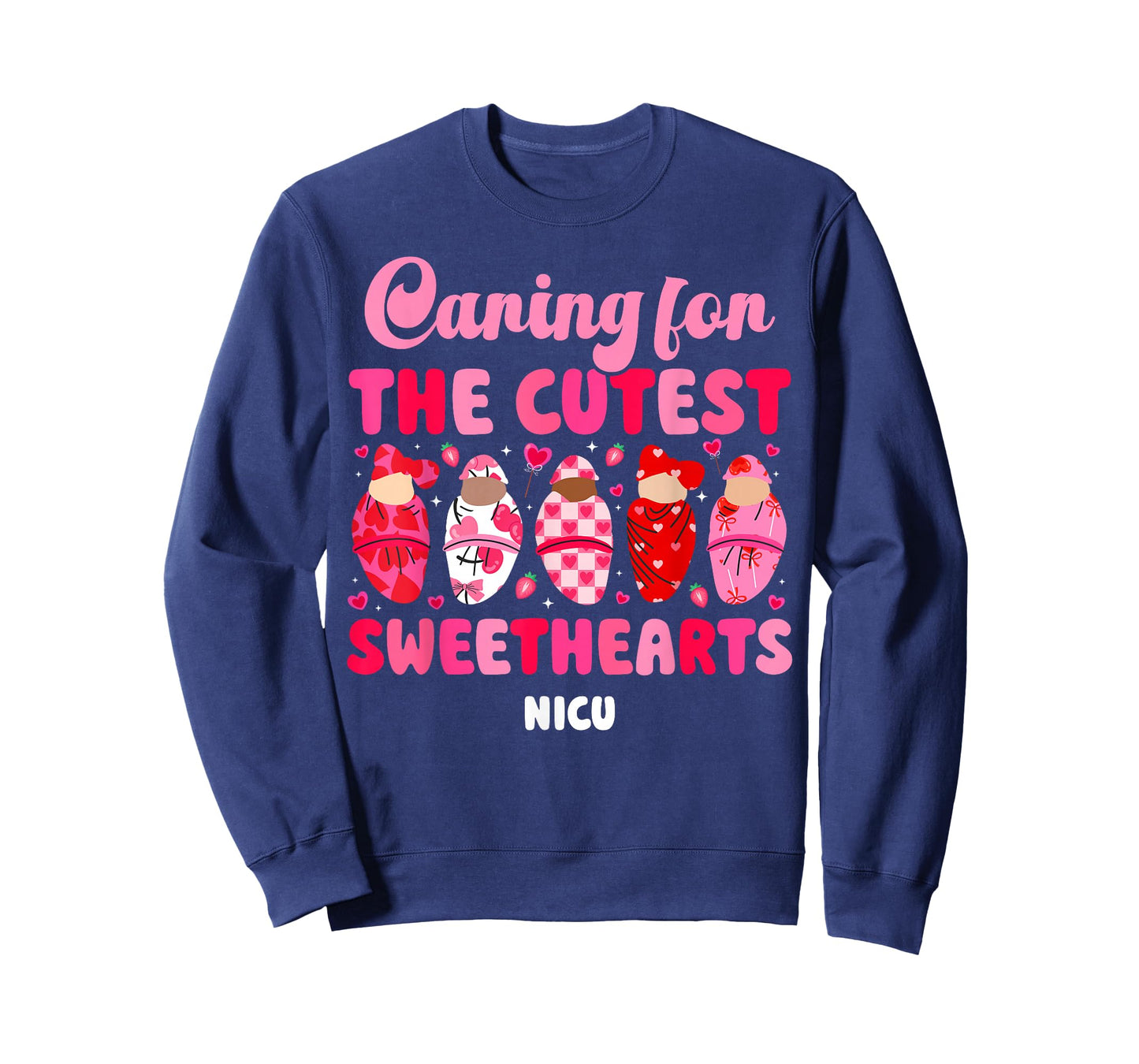 Valentine NICU Nurse Valentines Day Neonatal ICU Nurse T-Shirt