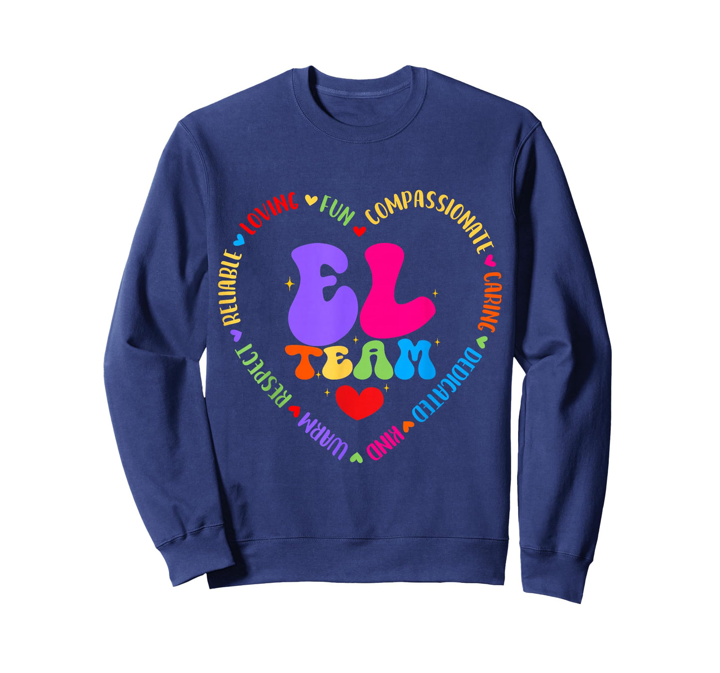 Groovy EL Team Teacher Appreciation Week Back to School T-Shirt