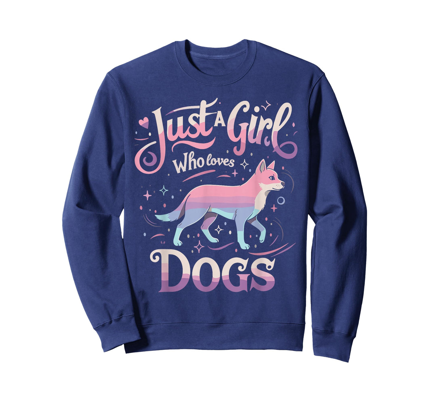 Just a Girl Who Loves Dogs Women Men Funny Lover T-Shirt T-Shirt