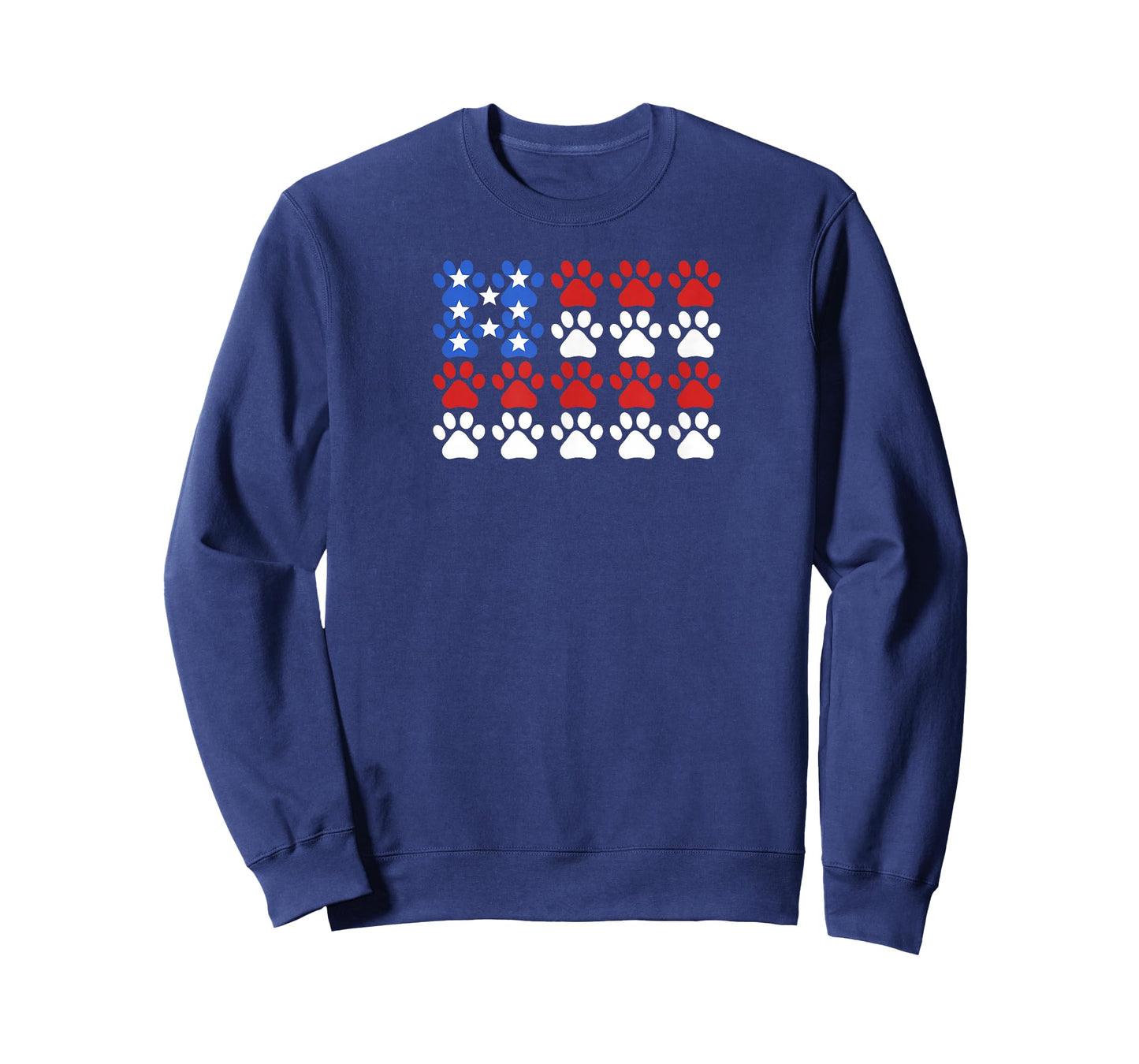 USA Paw Print Design for Dog & Cat Lovers T-Shirt