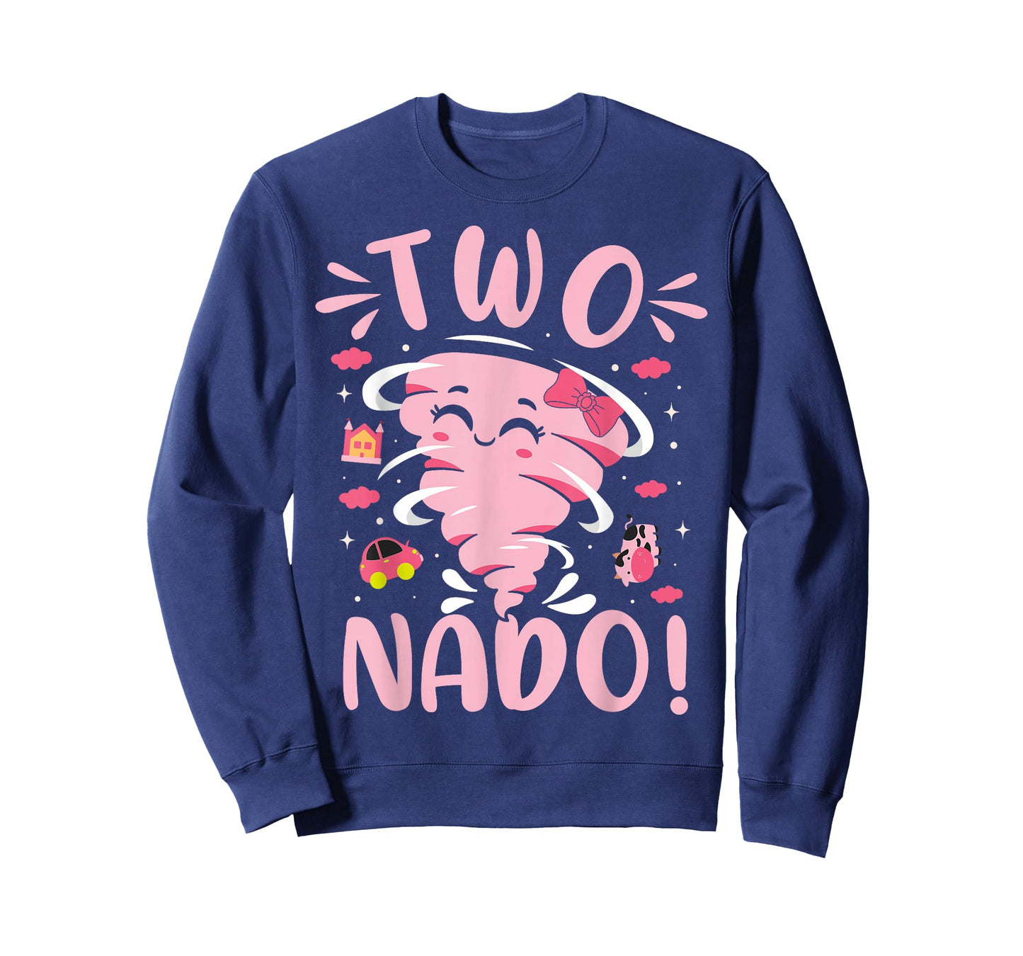 Tornado 2 Year Old Girl Birthday Two Nado 2nd Bday Party T-Shirt