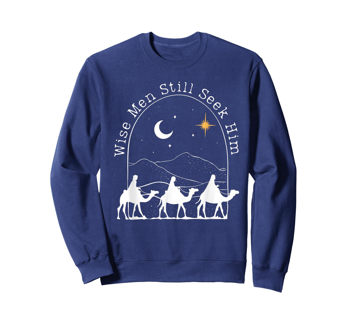 Wise Men Still Seek Him Christian Christmas Jesus Design T-Shirt
