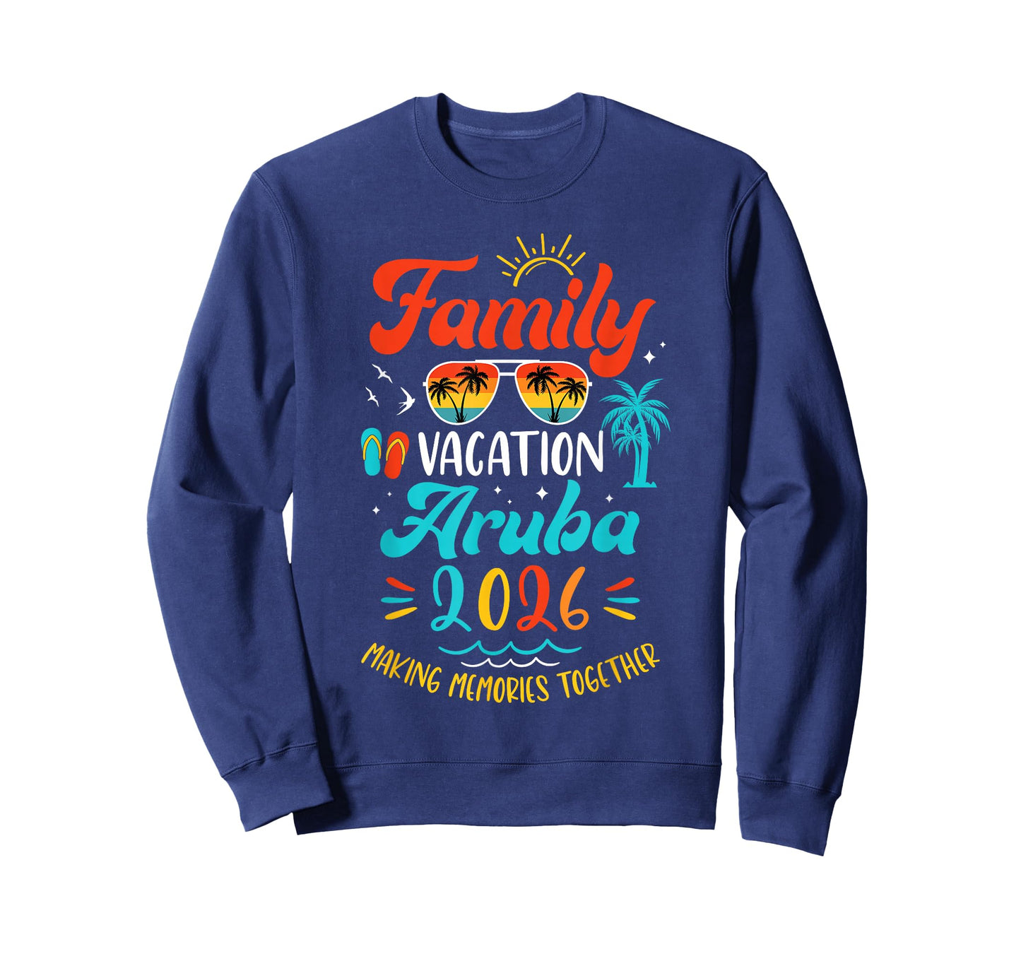 Family Vacation 2026 Aruba Matching Summer Vacation T-Shirt