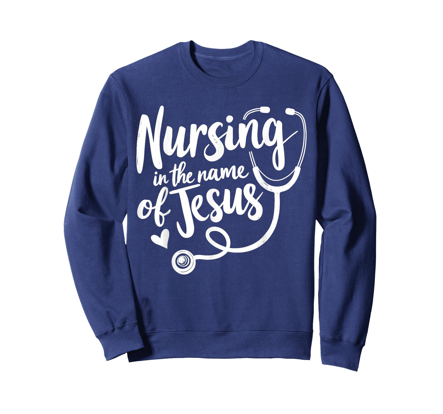 Nursing in The Name of Jesus Christian Nurse T-Shirt