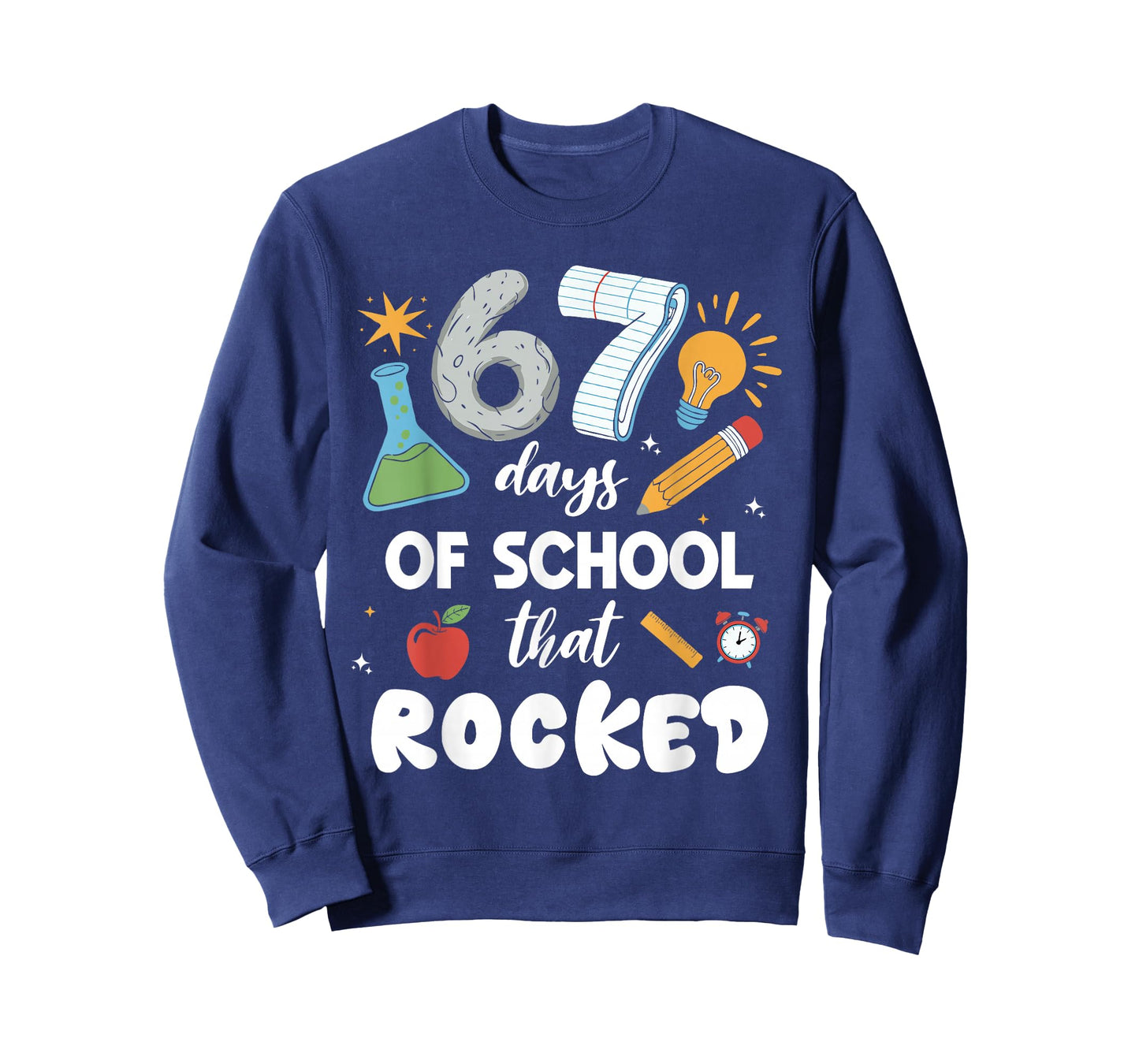 67 Days of School That Rocked T-Shirt
