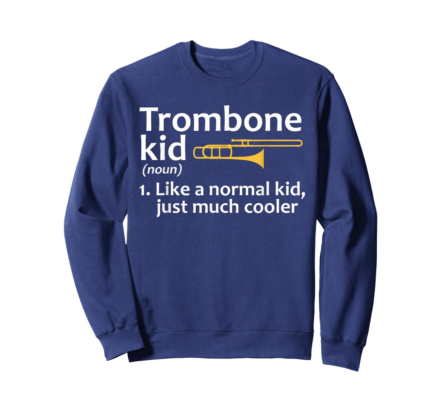 Trombone Art for Kids Boys Girls Instrument Trombone Player T-Shirt