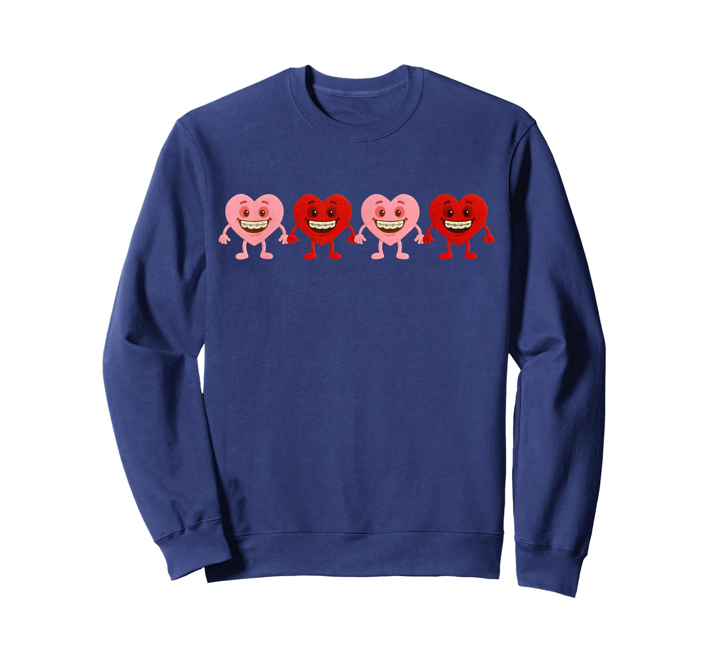 Dental Braces Orthodontist Valentine Day Dentist Ortho Squad T-Shirt