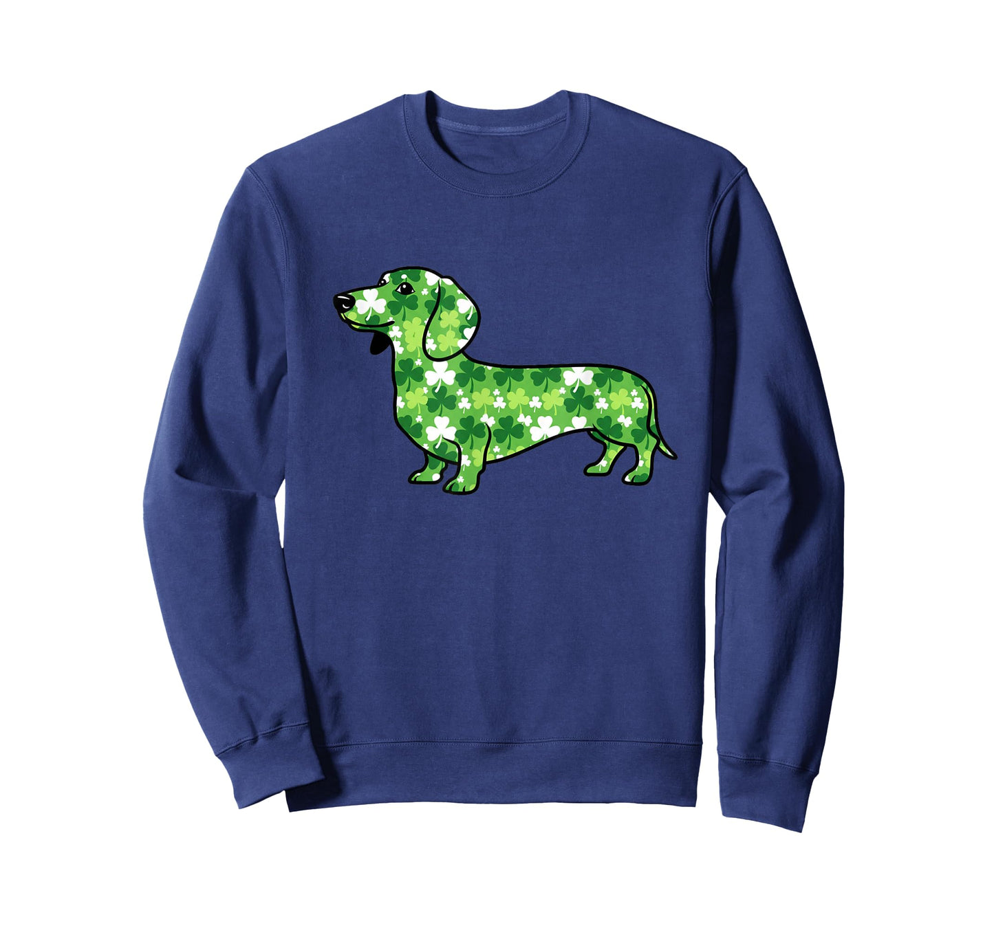 Dachshund Shamrock St Patricks Day Funny Dog T-Shirt
