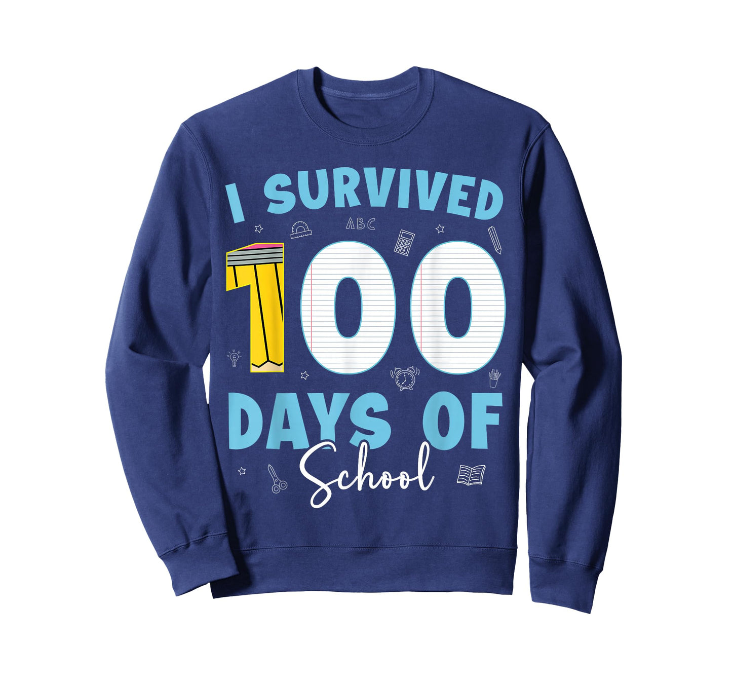 I Survived 100 Days of School Teachers Students 100th Day T-Shirt