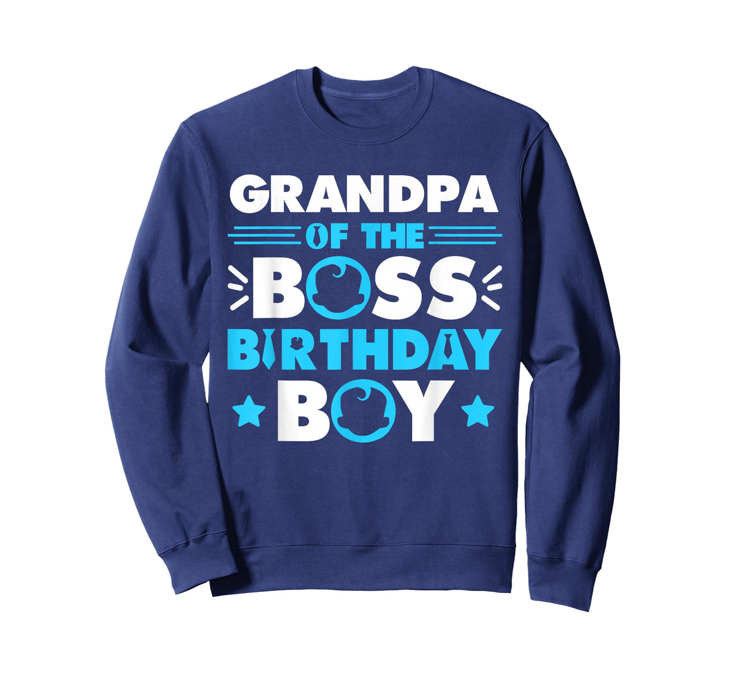 Grandpa of The Boss Birthday Boy Baby Family Matching T-Shirt