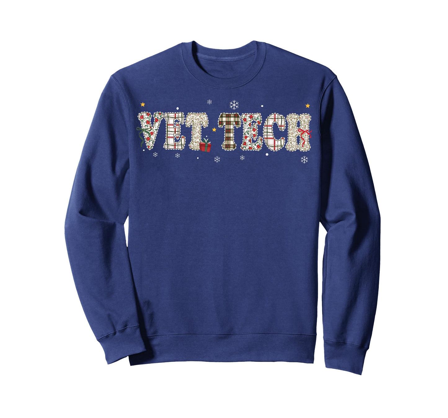 Christmas Vet Tech Coquette Bow Veterinary Technician Xmas T-Shirt