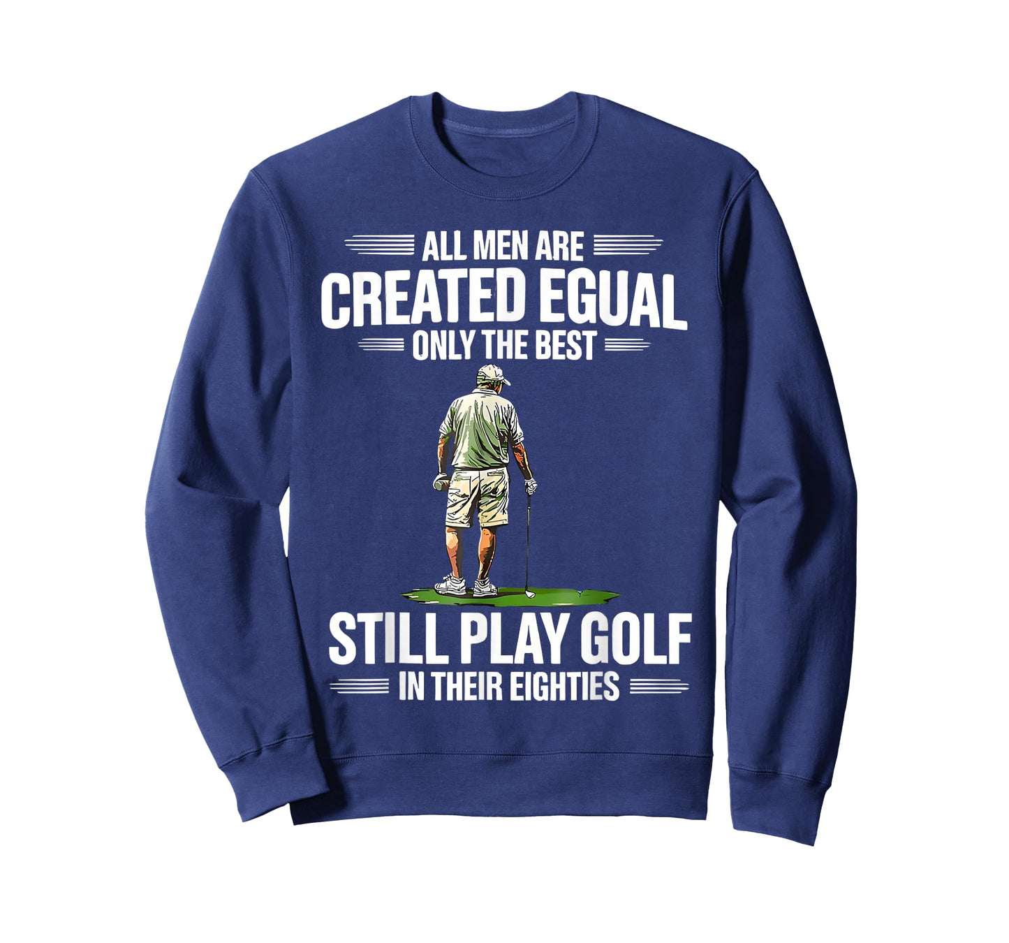 Best Men Play Golf Eighties Golfer Golfing Funny T-Shirt