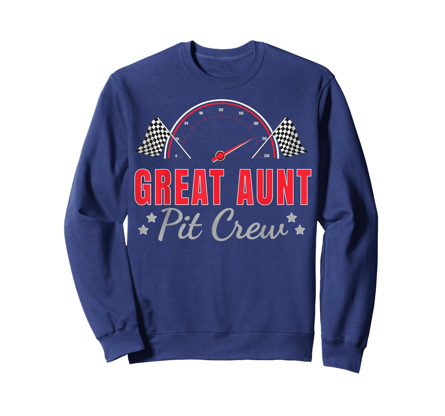 Great Aunt Pit Crew Race Car Driver Birthday Party Racing T-Shirt