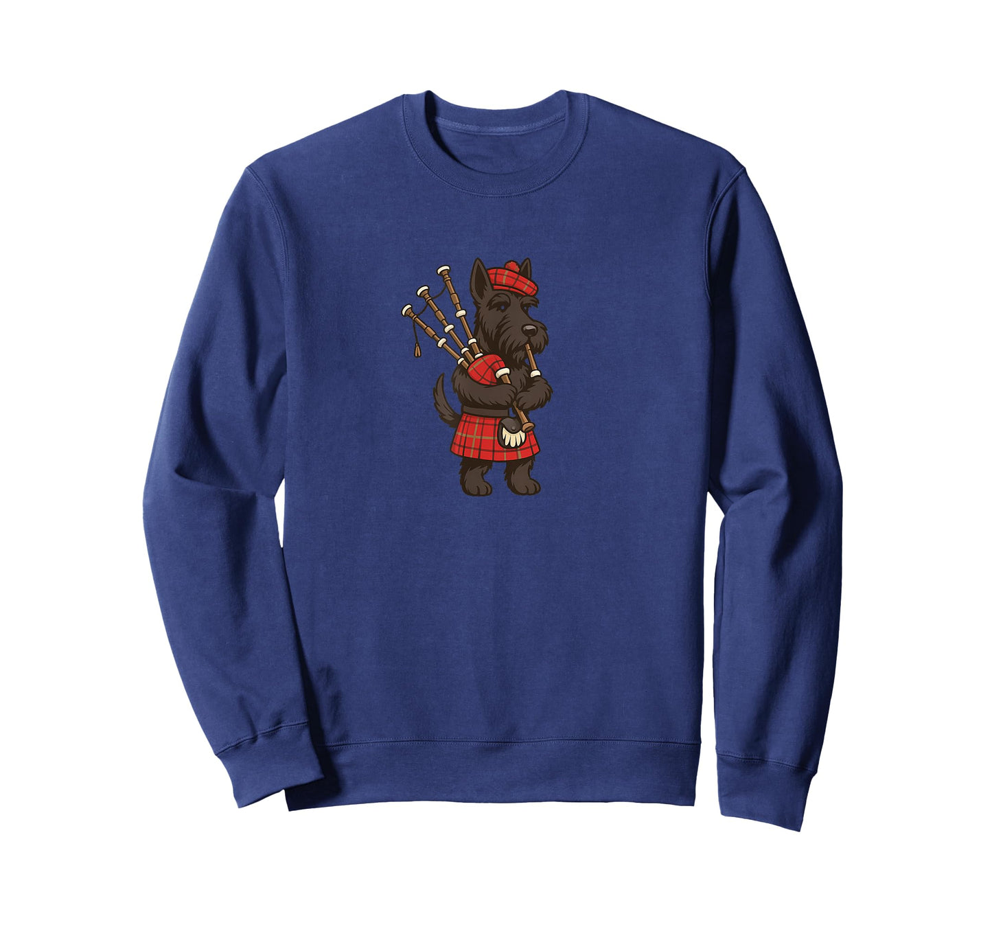 Scottish Terrier Playing Bagpipes - Funny Dog Mom Dad T-Shirt