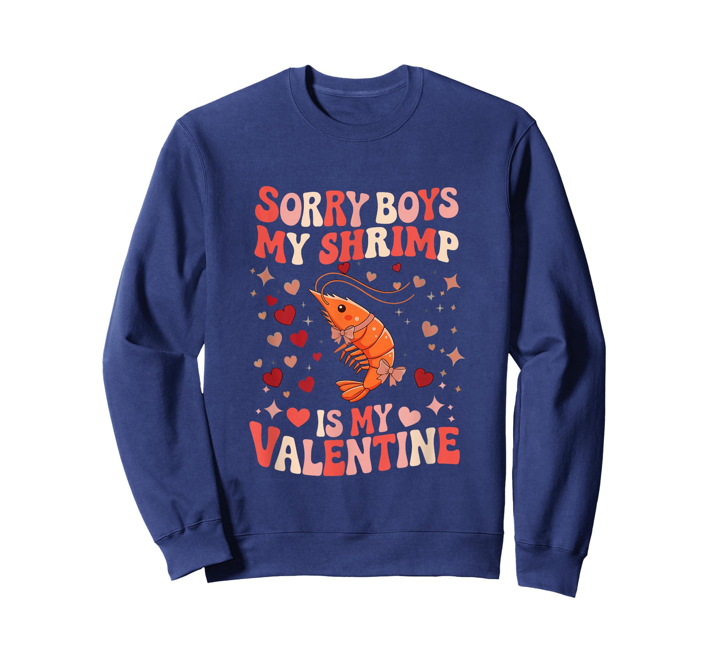 Sorry Shrimp is My Valentine Joke Boys Cute Animal Lover T-Shirt