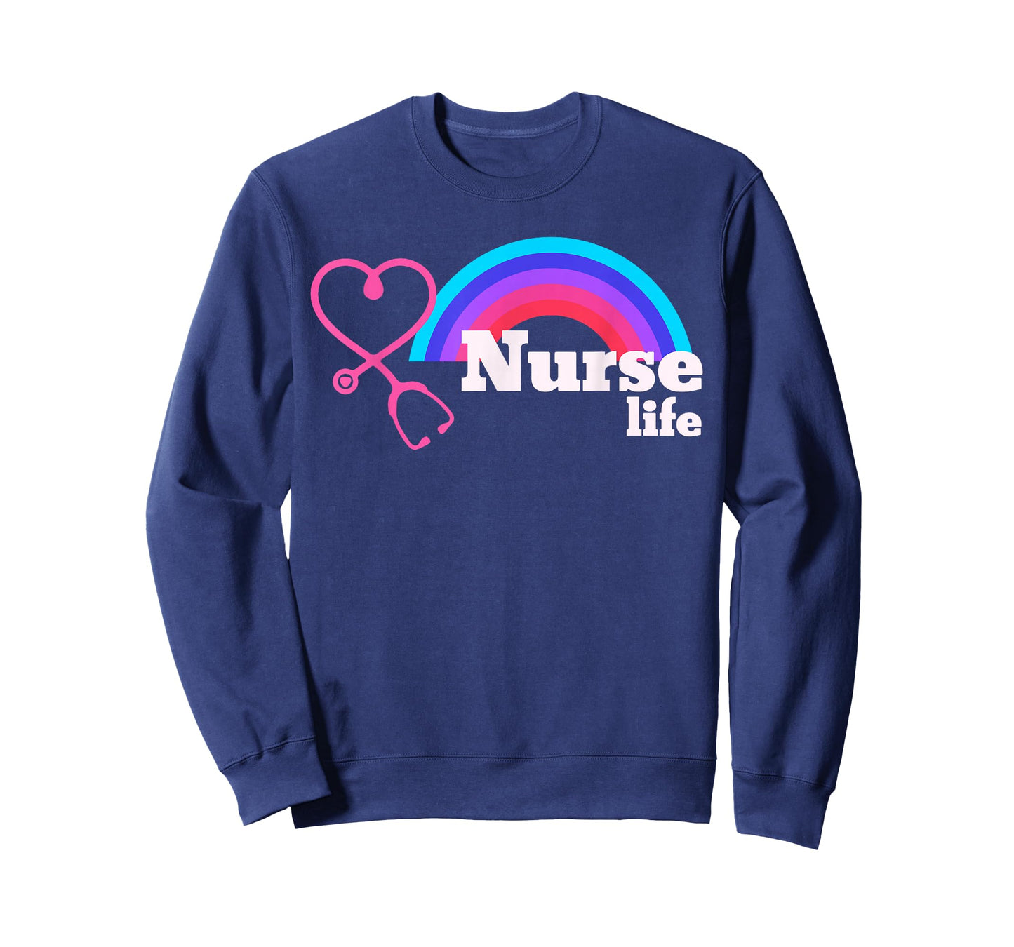 Registered Nurse Life Nursing Student RN LPN CNA Rainbow T-Shirt