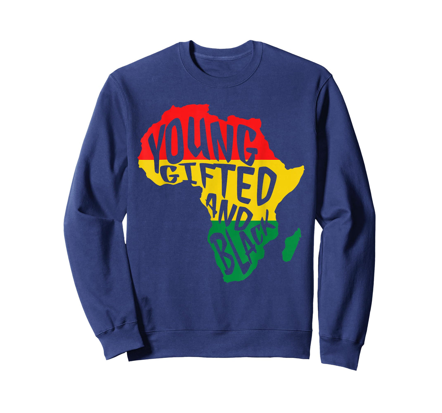Young Gifted & Black African Pride Black History Month Kids T-Shirt