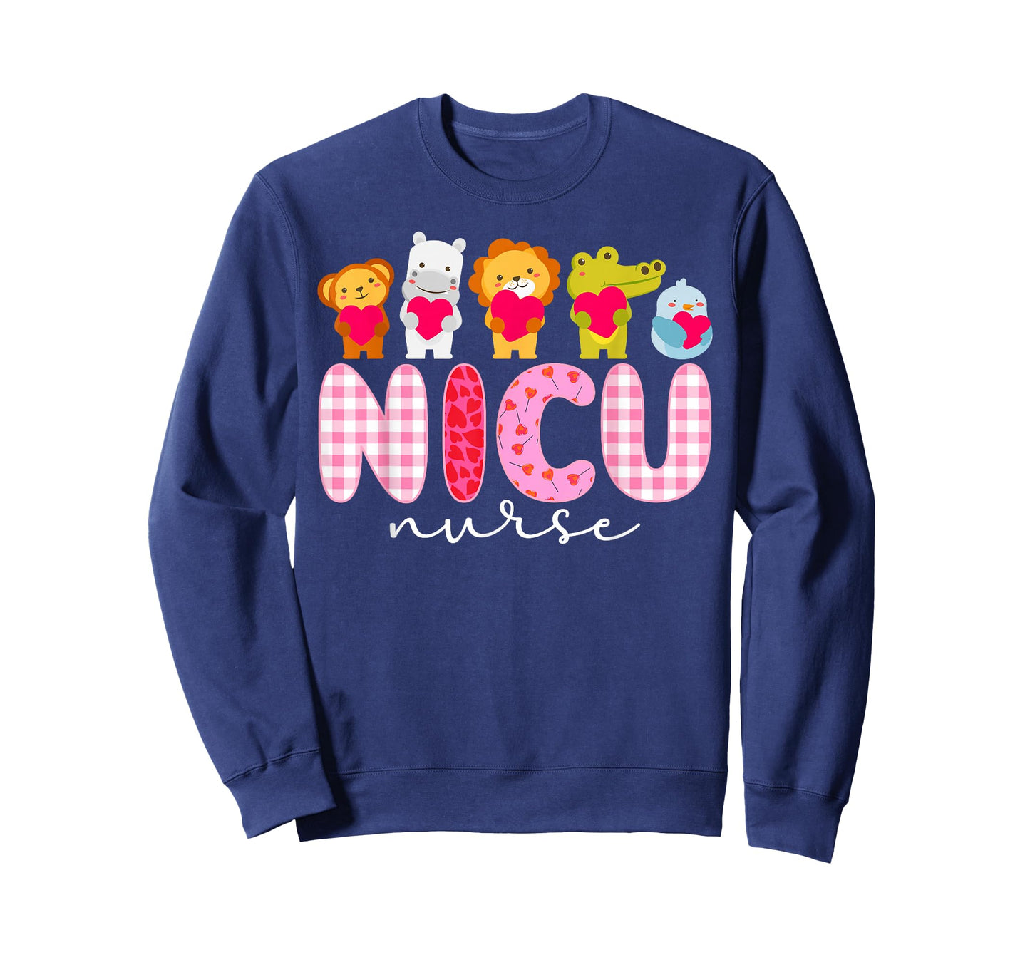 NICU Nurse Valentine Neonatal ICU Nurse Valentines Day T-Shirt