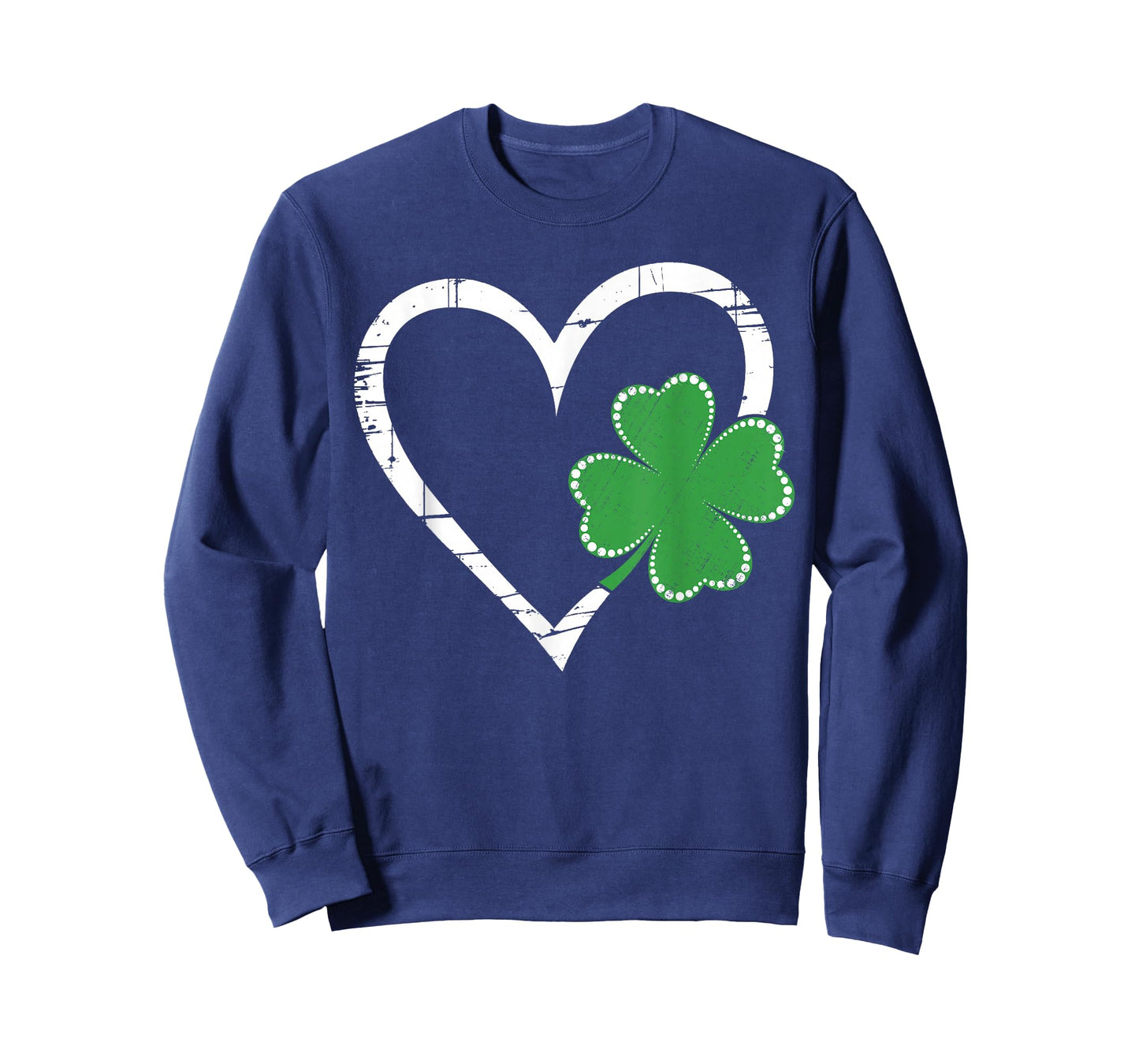 Vintage Happy St Patrick's Day Go Lucky Irish Shamrock T-Shirt