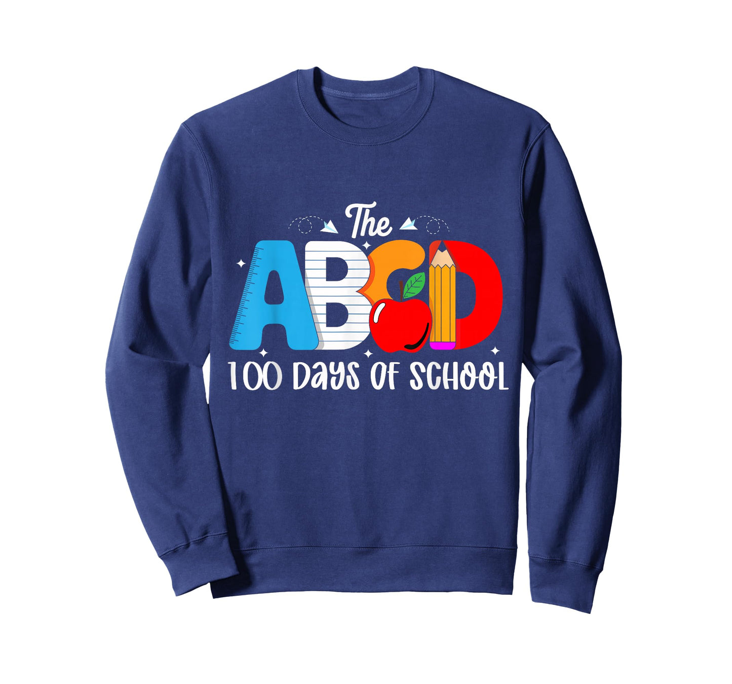 Teachers 100 Days of School ABCD Kids 100th Day T-Shirt