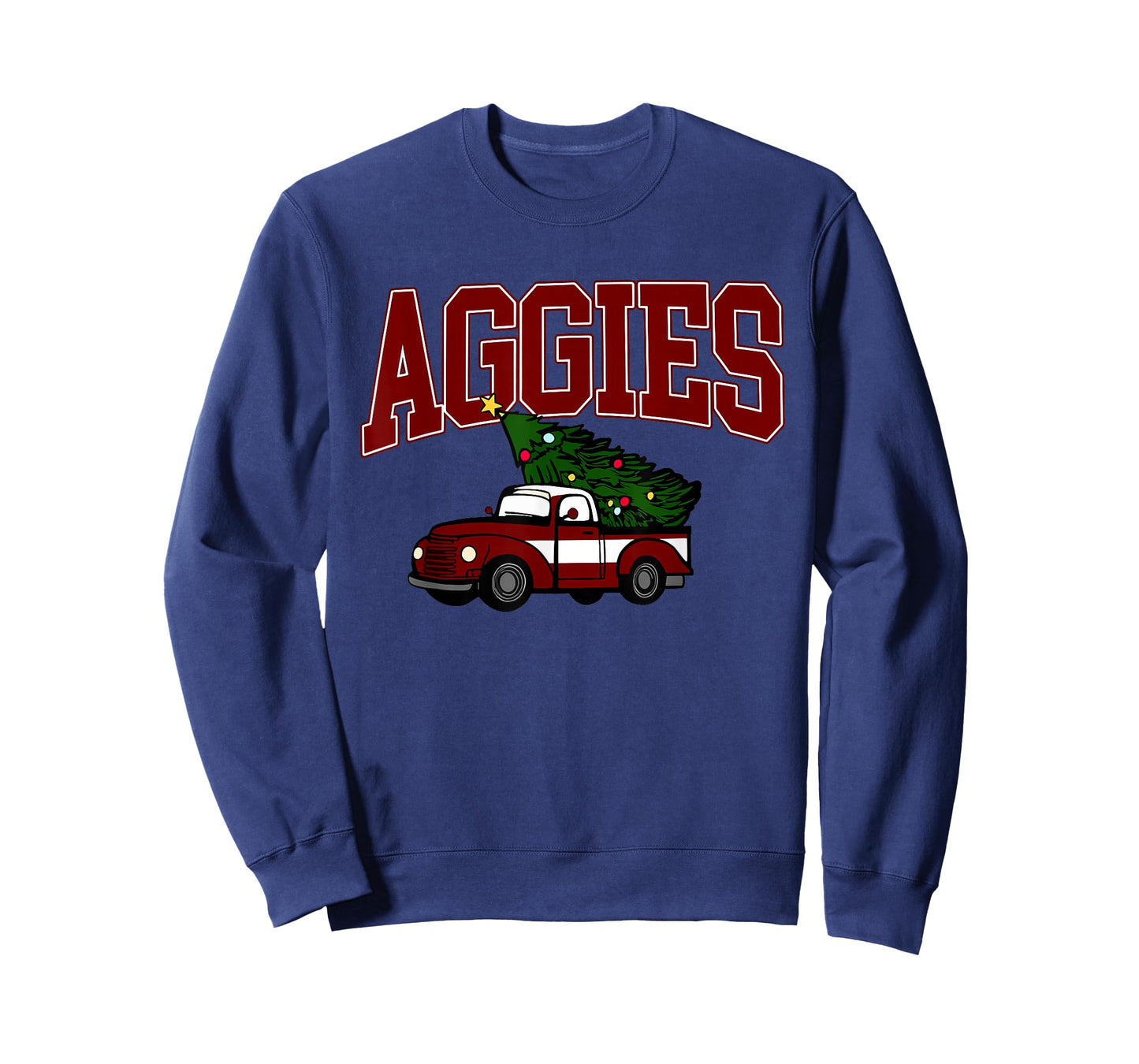 Retro Aggies Men Women Kids Pajamas Ugly Christmas T-Shirt