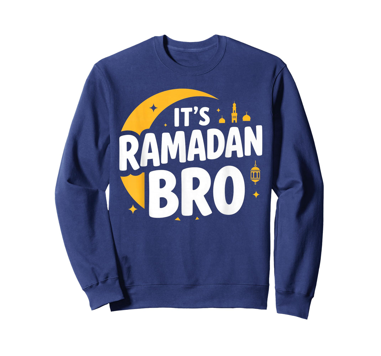 It’s Ramadan Bro Happy Fasting Islamic Crescent Moon Muslim T-Shirt
