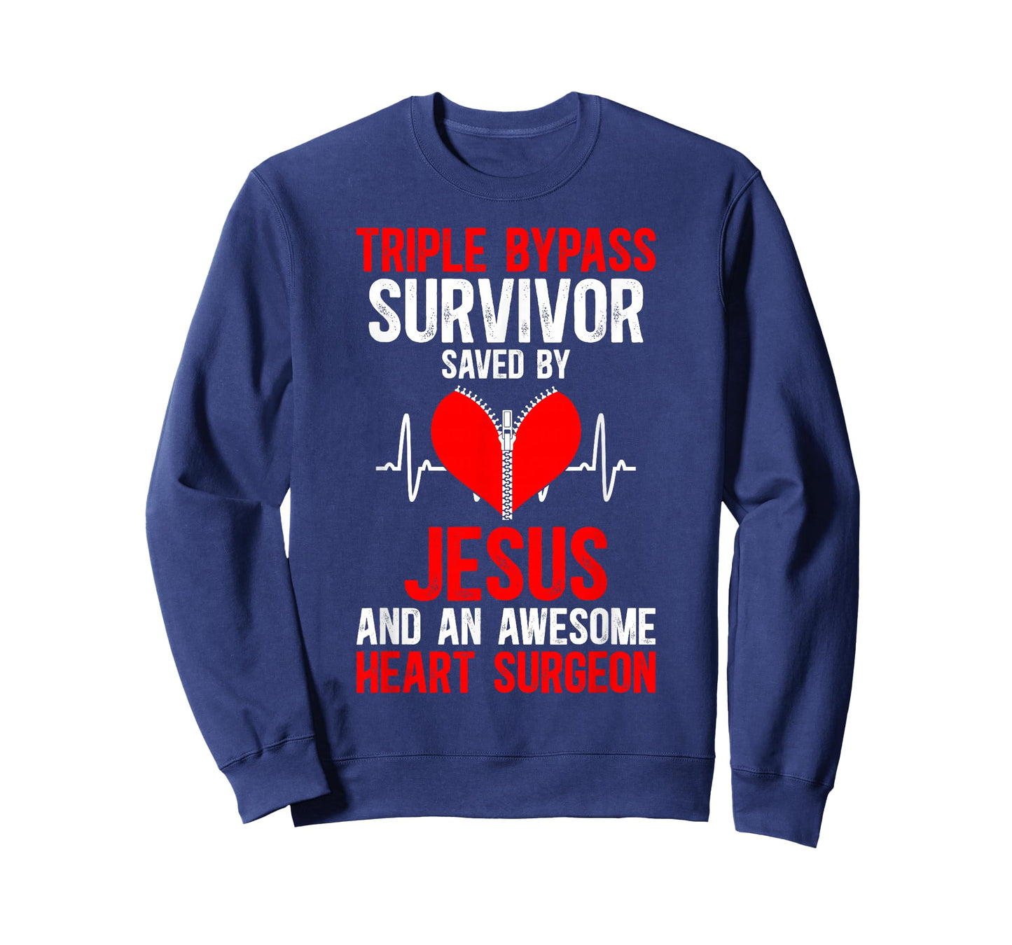Triple Bypass Surgery Survivor Saved by Jesus T-Shirt