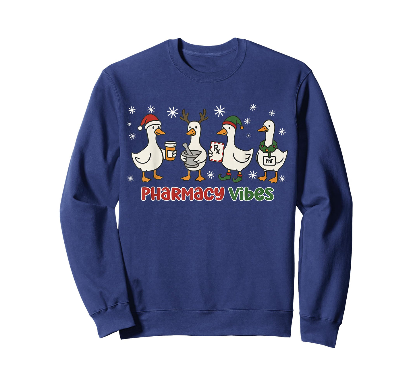 Christmas Silly Goose CPhT Pharmacy Technician Pharm Tech T-Shirt