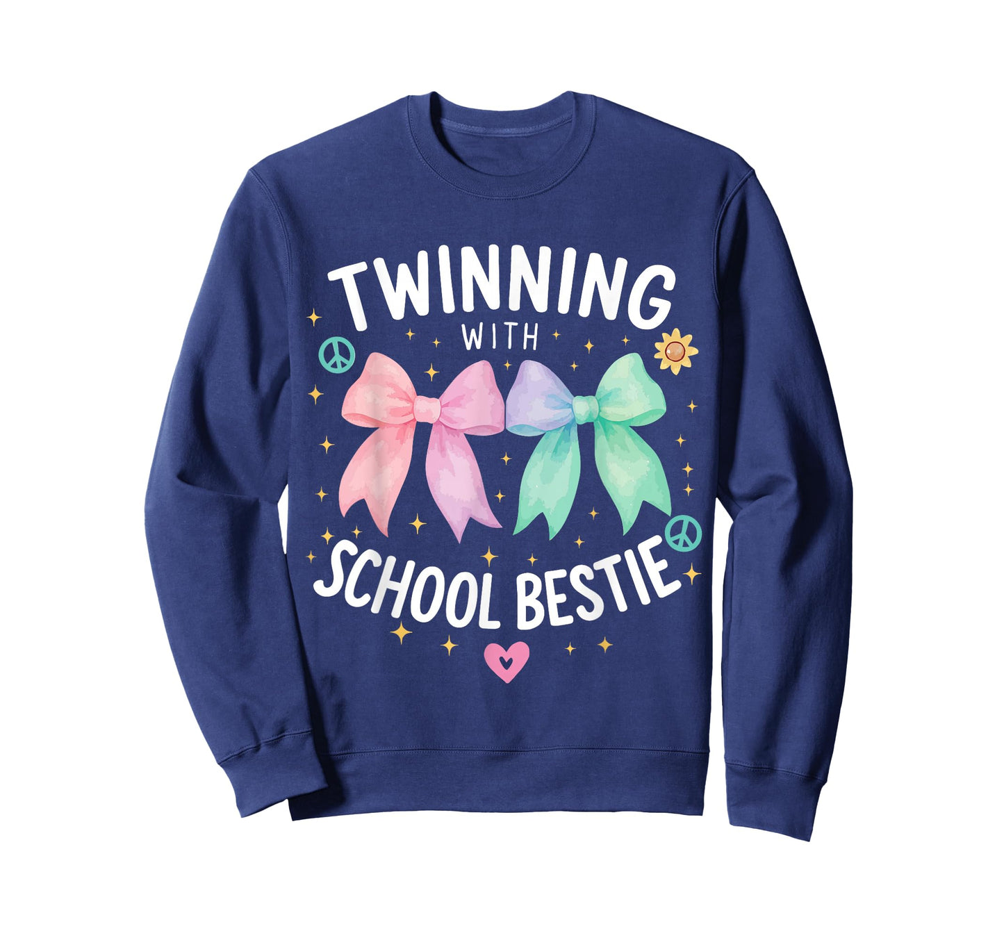 Twin Day Friend School Twinning with My Bestie Matching Girl T-Shirt
