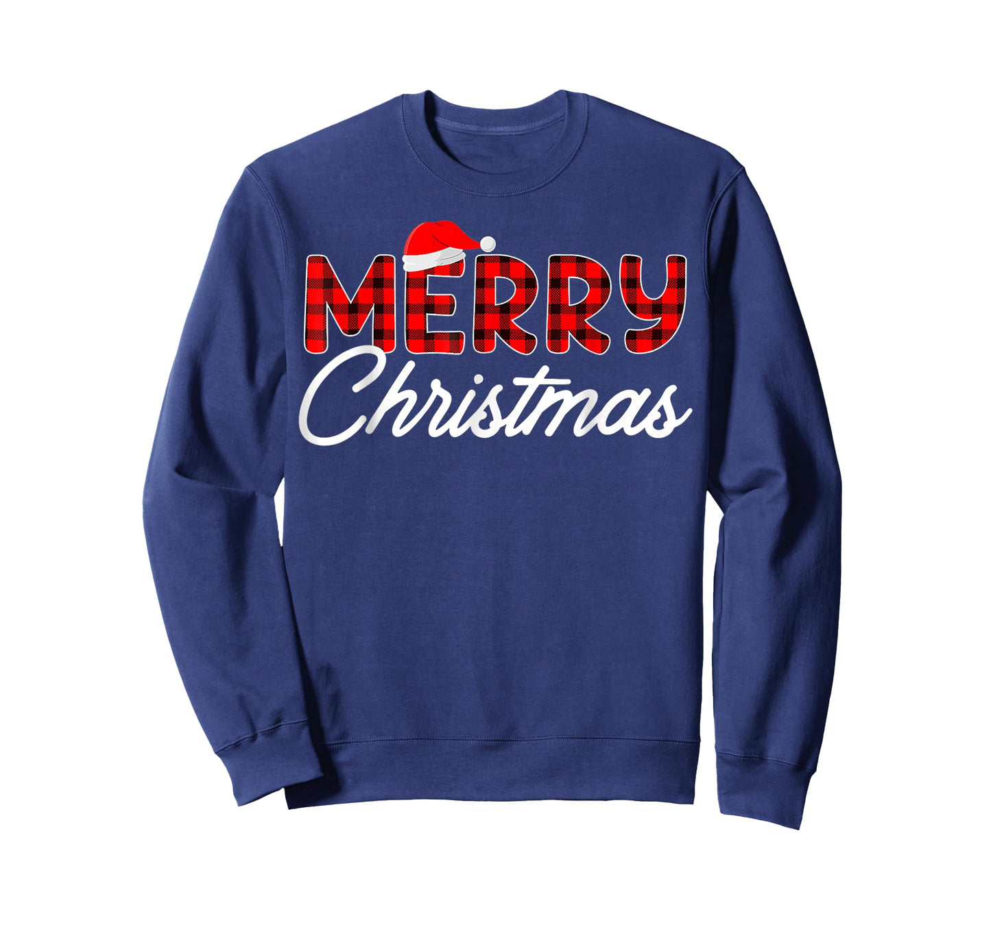 Merry Christmas Buffalo Plaid T-Shirt