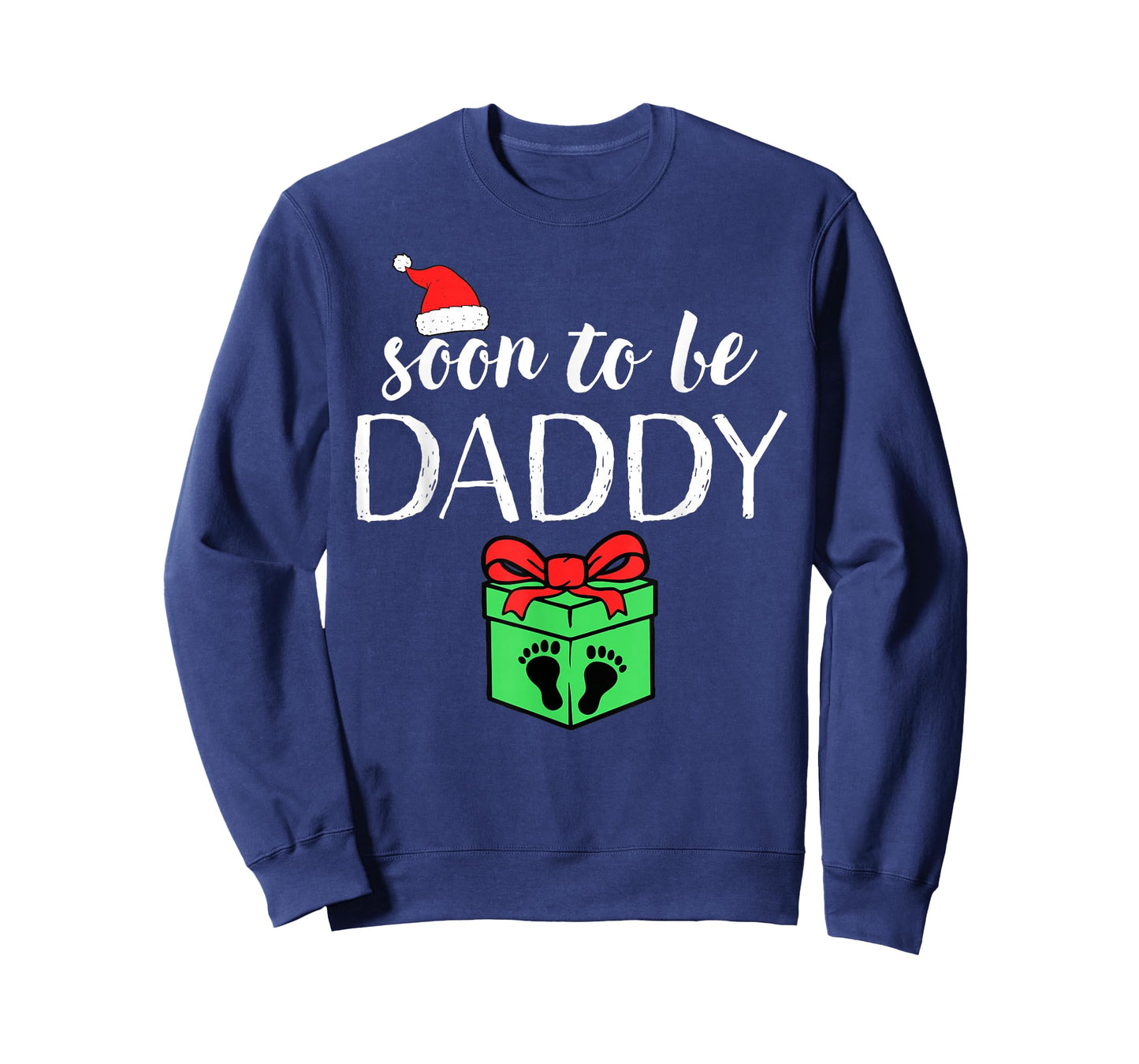 Soon to Be Daddy Christmas Funny Pregnancy Announcement Dad T-Shirt