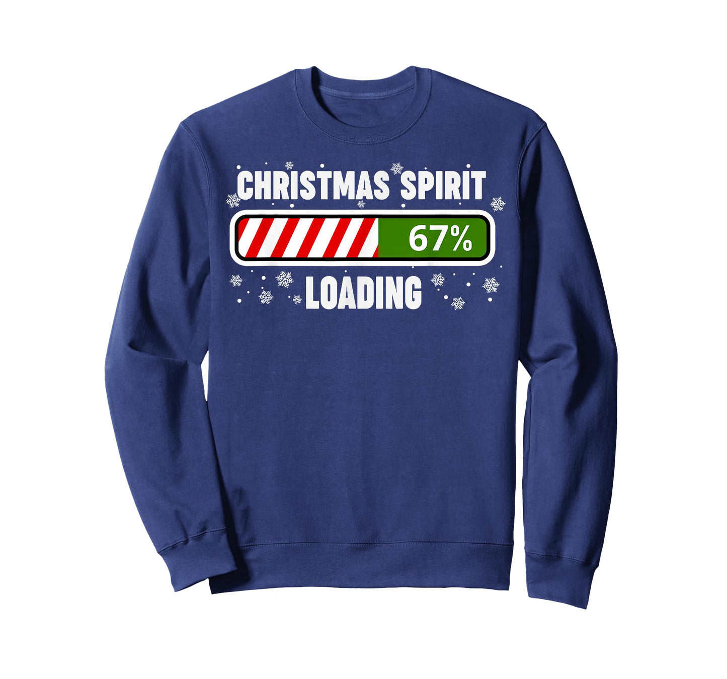 Christmas Spirit Loading 67 Funny Meme Boys Kids Six Seven T-Shirt