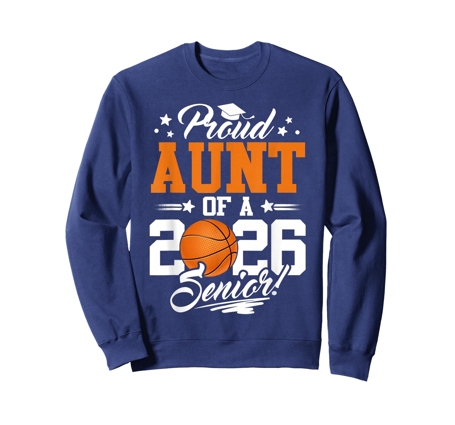 Proud Aunt of A 2026 Senior Graduate Basketball T-Shirt